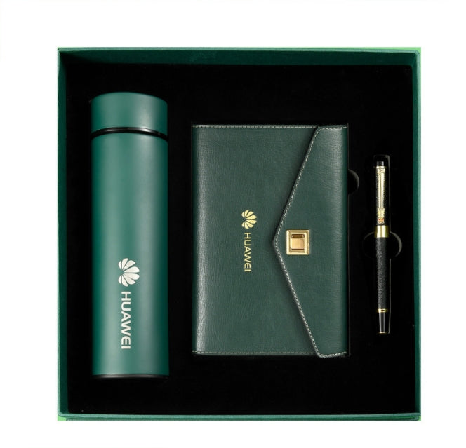 Custom Logo Business Thermos Mug Notebook Gift Box  | Premium Corporate Gifts and Custom Gifts