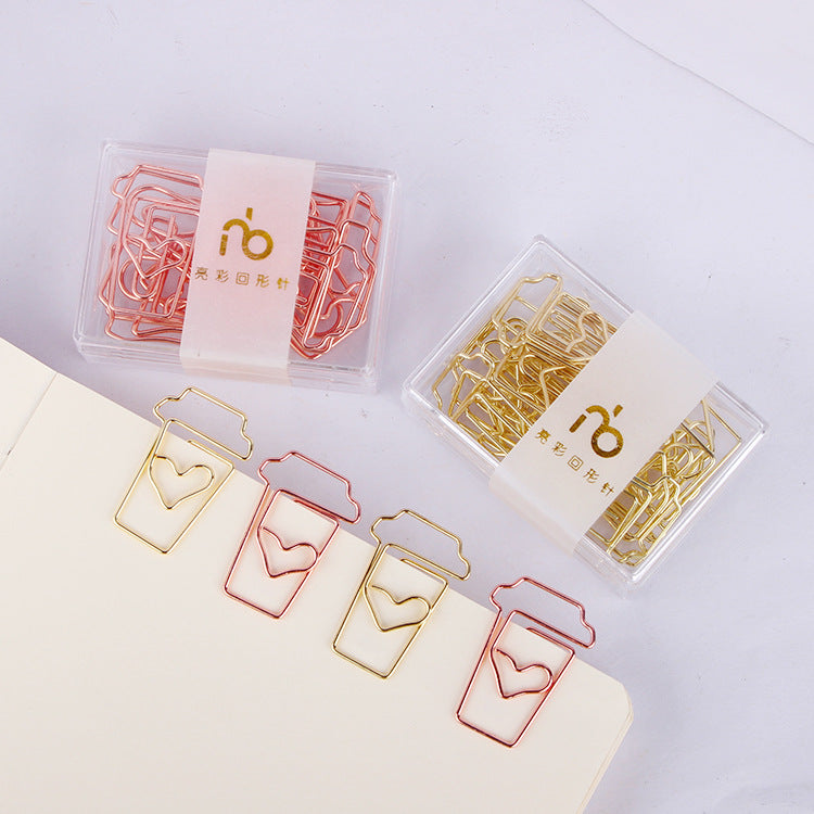 Custom Logo Custom-made paper clips (12 pieces) | Premium Corporate Gifts and Custom Gifts
