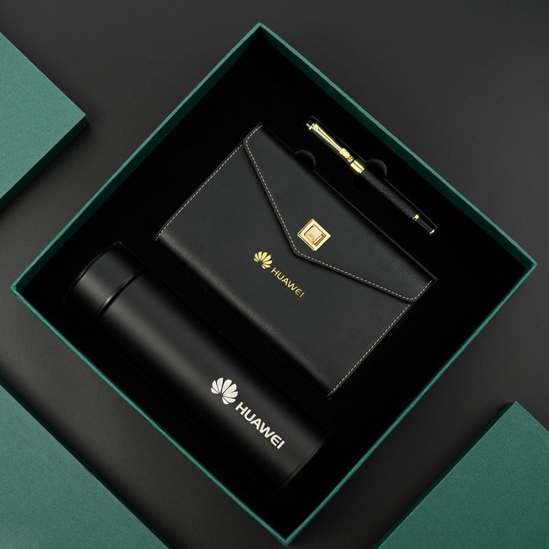 Custom Logo Business Thermos Mug Notebook Gift Box  | Premium Corporate Gifts and Custom Gifts