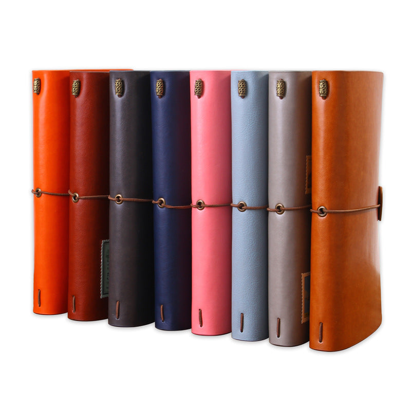 Custom Logo Retro strap travel notebook | Premium Corporate Gifts and Custom Gifts